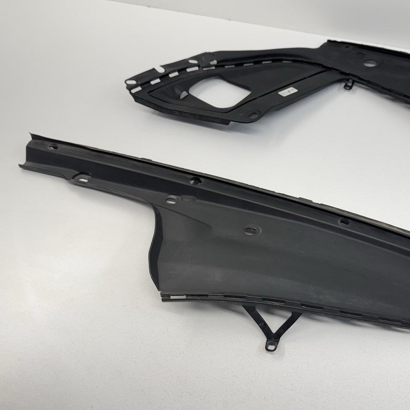 7 019 804 / 7019804 12-16 BMW M5 F10 Left & Right Engine Bay Seal Cover Wing Panel Trim Pair OEM