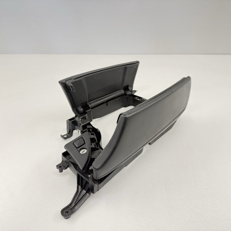 51168050274 12-16 BMW M5 F10 Center Console Armrest Arm Rest Leather Merino Black OEM