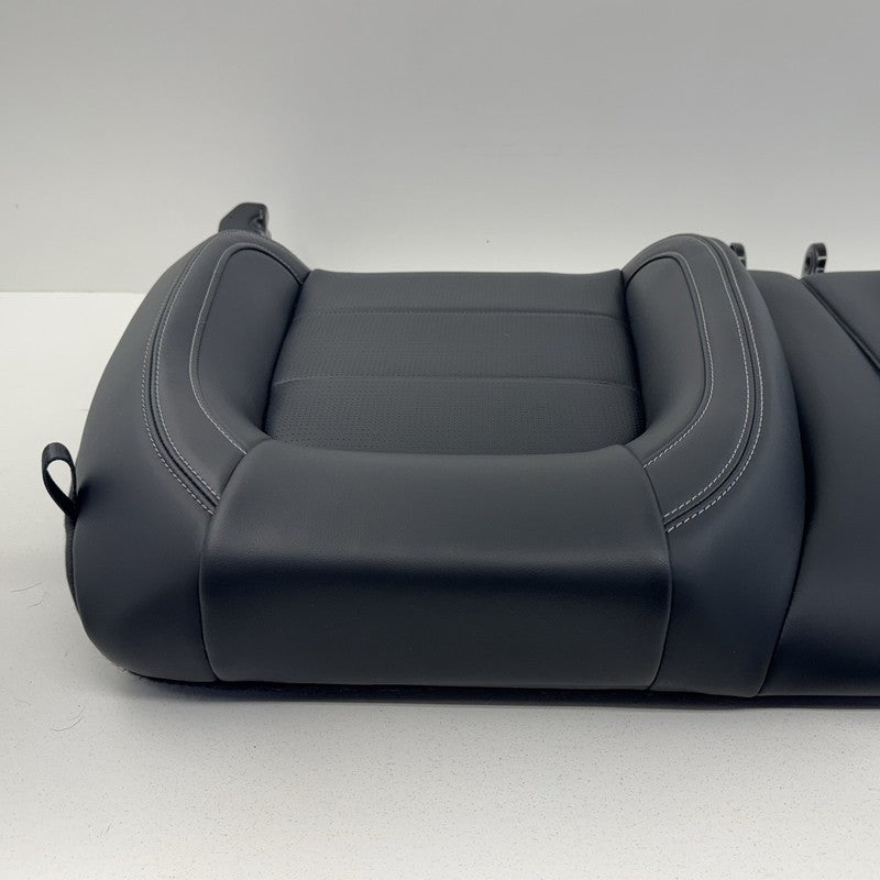 PR3B C63160 AA / PR3BC63160AA 24-26 Ford Mustang Premium Rear Seat Set Upper & Lower Cushion Leather Black OEM