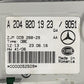 2048201923 / A2048201923 / A 204 820 19 23 1923 14-17 MERCEDES BENZ E550 W207 FRONT OVERHEAD CONSOLE READING LIGHT LAMP 