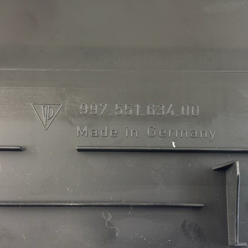 997.551.301.00 / 997 551 301 00 / 99755130100 05-12 Porsche 911 997 Boxster Cayman 987 Front Trunk Boot Liner Cover Trim
