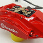 MR3V-2D243-BA / MR3V 2D243 BA / MR3V2D243BA 20-22 FORD MUSTANG GT500 DRIVER LEFT REAR CALIPER BRAKE BREMBO RED OEM