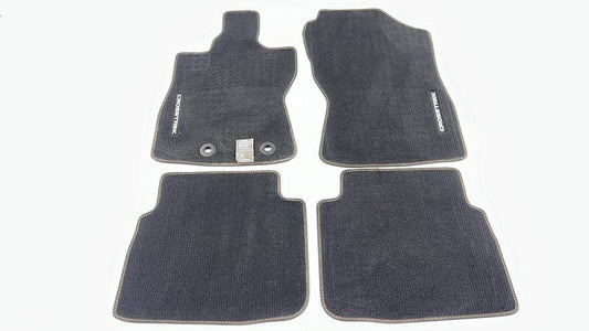 24-25 SUBARU CROSSTREK LIMITED CARPET FLOOR MAT SET WITH ORANGE STITCHING OEM