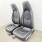05-08 Porsche 911 997 Boxster Cayman 987 Front Seat Pair Black Leather OEM