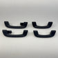 11-16 BMW M5 528 535 550 F10 Interior Headliner Roof Grab Handle Set Black OEM