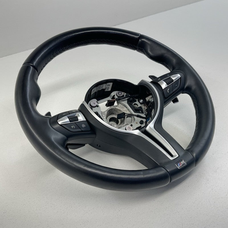 7 848 640 / 7848640 BMW M5 M6 F06 F10 F12 F13 M Sport Heated Steering Wheel W/ Paddle Shifters OEM