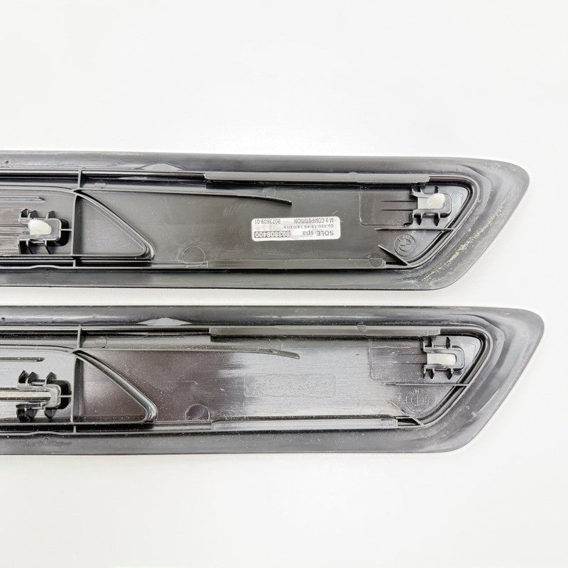 7 345 103 / 7345103 19-21 BMW M2 Competition Left & Right Door Step Sill Scuff Plate Trim Panel OEM