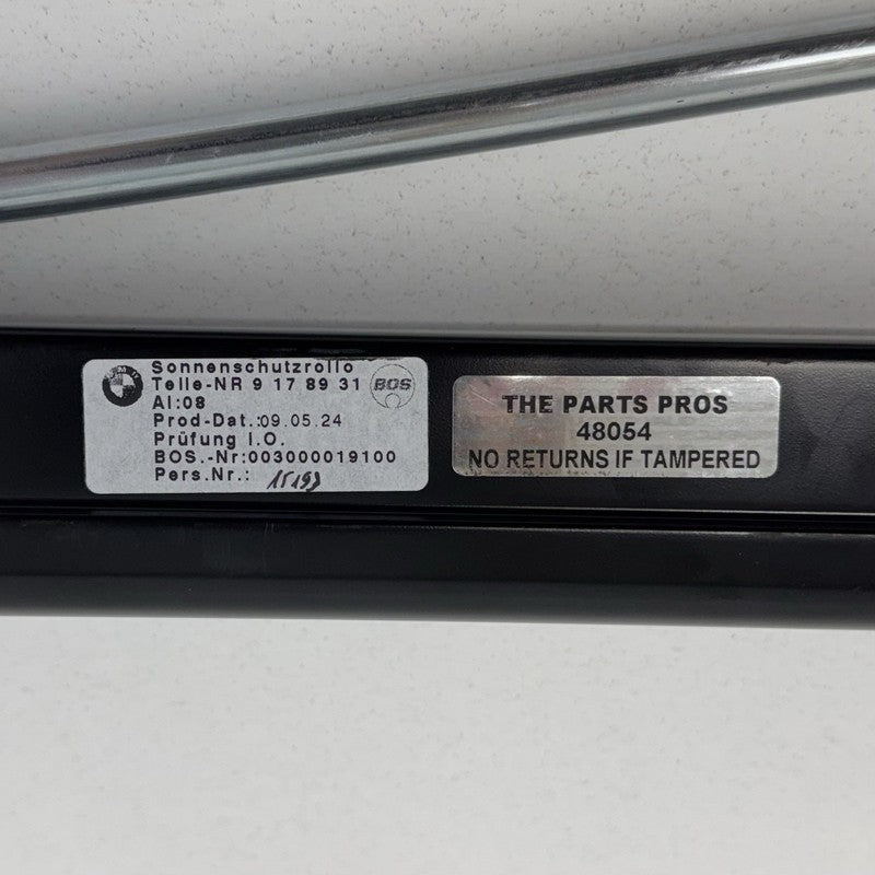 51469178931 11-16 BMW M5 528 535 550 F10 Back Glass Rear Window Roller Sun Shade Blind OEM