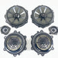 7PP.035.416.B / 7PP 035 416 B / 7PP035416B 10-16 PORSCHE PANAMERA FRONT AND REAR DOOR SPEAKER TWEETER SET OEM