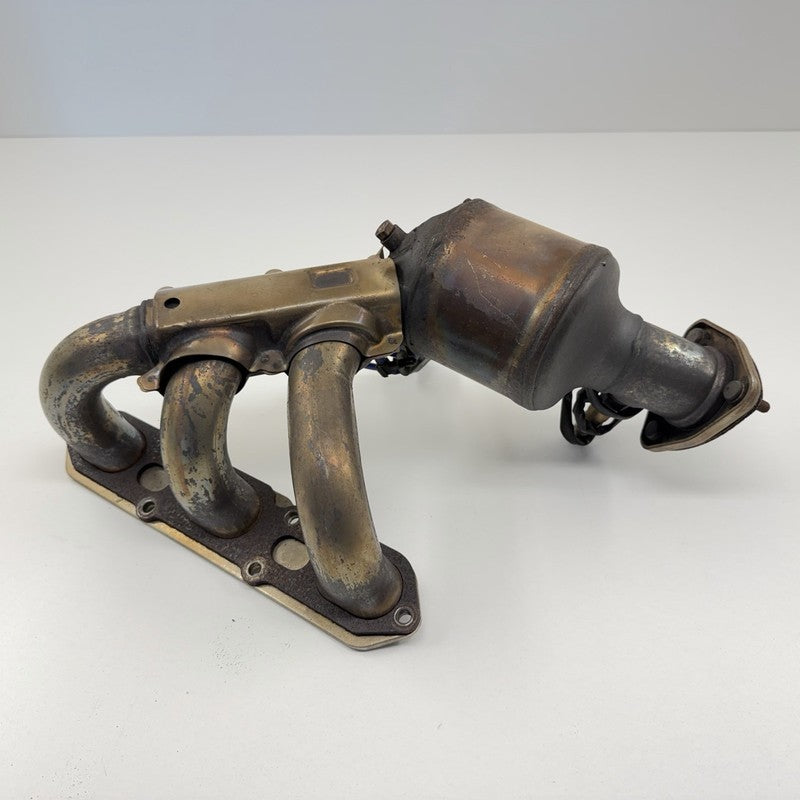 06-08 Porsche Boxster Cayman S 987 3.4L Exhaust Manifold With O2 Sensor Set OEM