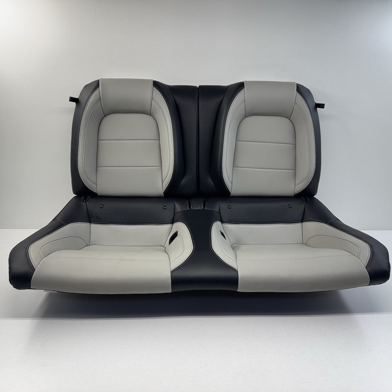 PR3B C63160 AA / PR3BC63160AA 24-26 Ford Mustang GT Premium Rear Seat Set Upper & Lower Leather Space Gray OEM