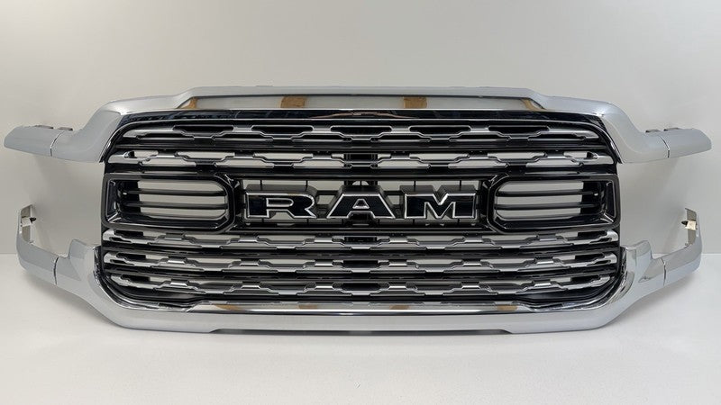19-24 Ram 2500 3500 4500 5500 Limited Front Upper Grille Grill Chrome 