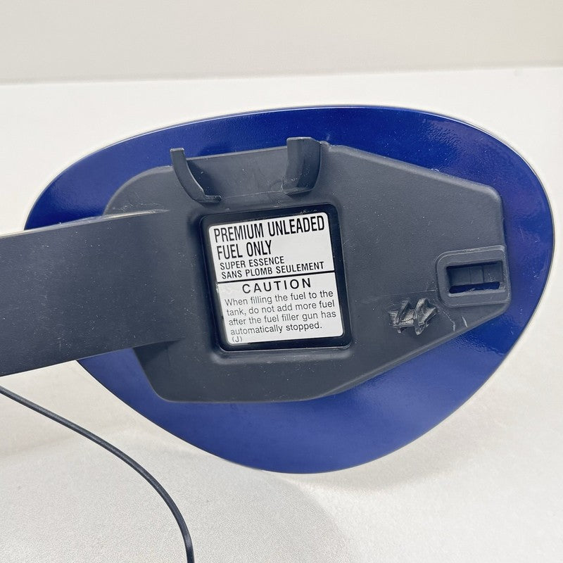 5147B1-E00 / 5147B1 E00 / 5147B1E00 22-25 TOYOTA GR86 FUEL TANK GAS CAP DOOR LID COVER TRUENO BLUE OEM