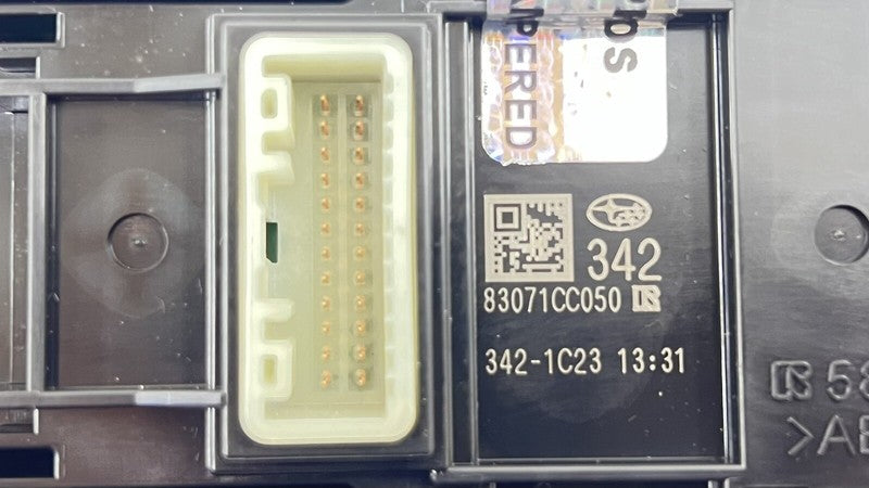 83071CC050 22-25 TOYOTA GR86 DRIVER LEFT MASTER WINDOW SWITCH 83071CC050 OEM