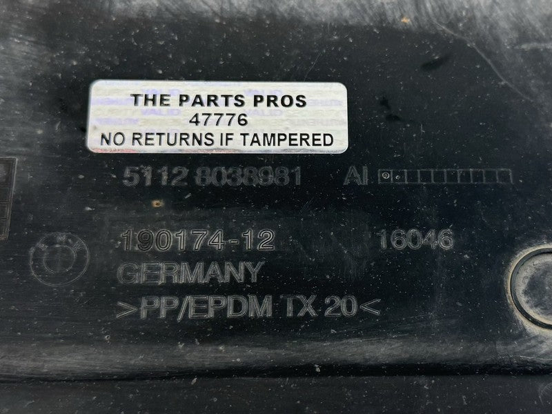 8038981 / 8 038 981 12-16 BMW M5 F10 Rear Bumper Lower Valance Diffuser Panel Trim 8038981 OEM