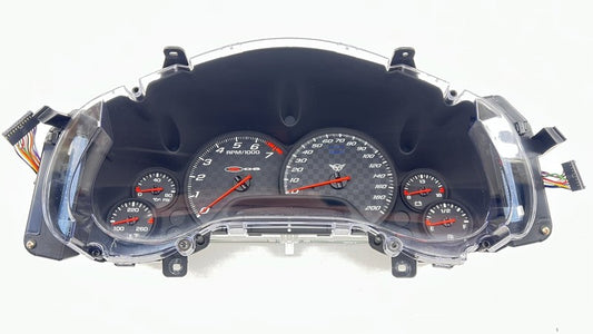 10315861 01-04 CHEVROLET CORVETTE C5 Z06 SPEEDOMETER INSTRUMENT CLUSTER GAUGE HUD OEM