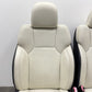 08-10 Lexus IS F Left And Right Front Seat Pair Leather Alpine White OEM