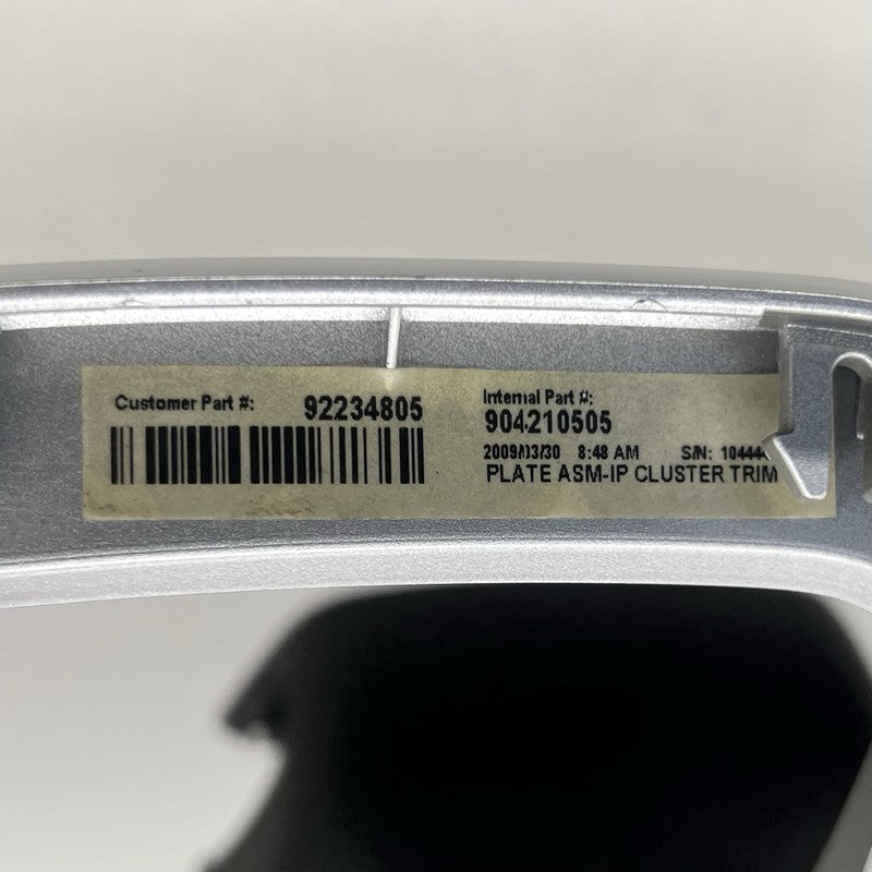 92234805 10-15 CHEVROLET CAMARO SS DASHBOARD DASH BOARD INSTRUMENT CLUSTER COVER TRIM OEM