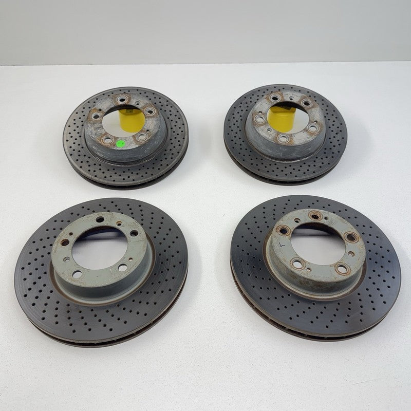 987 352 403 00 / 98735240300 05-12 Porsche Boxster Cayman S 987 Front & Rear Brake Rotor Disc Drilled Set OEM
