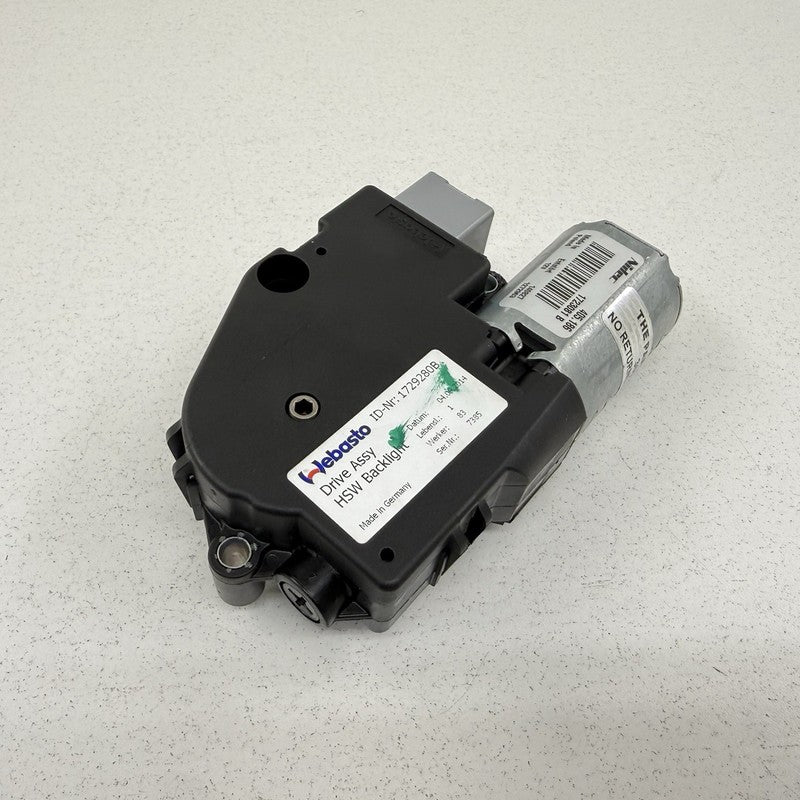 1723081B 15-17 McLaren 650S Rear Back Window Glass Roof Drive Motor 1729280B OEM