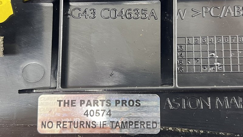 6G33-C04635-ABW / 6G33 C04635 ABW / 6G33C04635ABW 07-17 ASTON MARTIN VANTAGE RIGHT FRONT DASH AC AIR VENT GRILLE W/ COVE