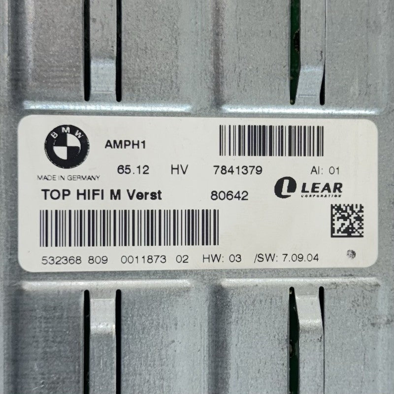 7 841 379 / 7841379 06-10 BMW M6 E63 E64 Top-Hifi Amplifier Amp Radio Audio Sound Module 7841379 OEM