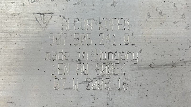 987.505.241.01 / 987 505 241 01 / 98750524101 05-12 PORSCHE BOXSTER 987 REAR REINFORCEMENT BAR CRASH IMPACT ABSORBER BEA
