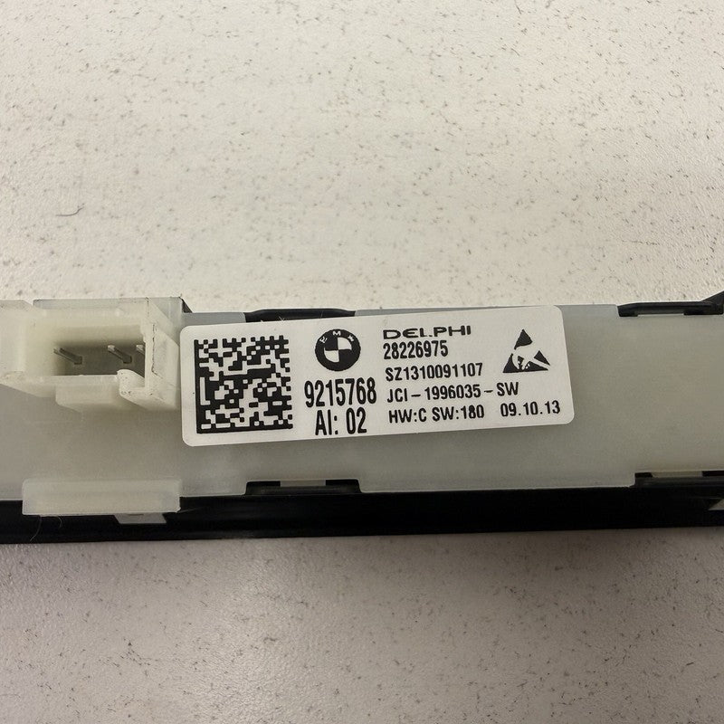 9 215 768 11-16 BMW M5 528 535 550 F10 Right Front Seat Memory Switch W/ Massage OEM