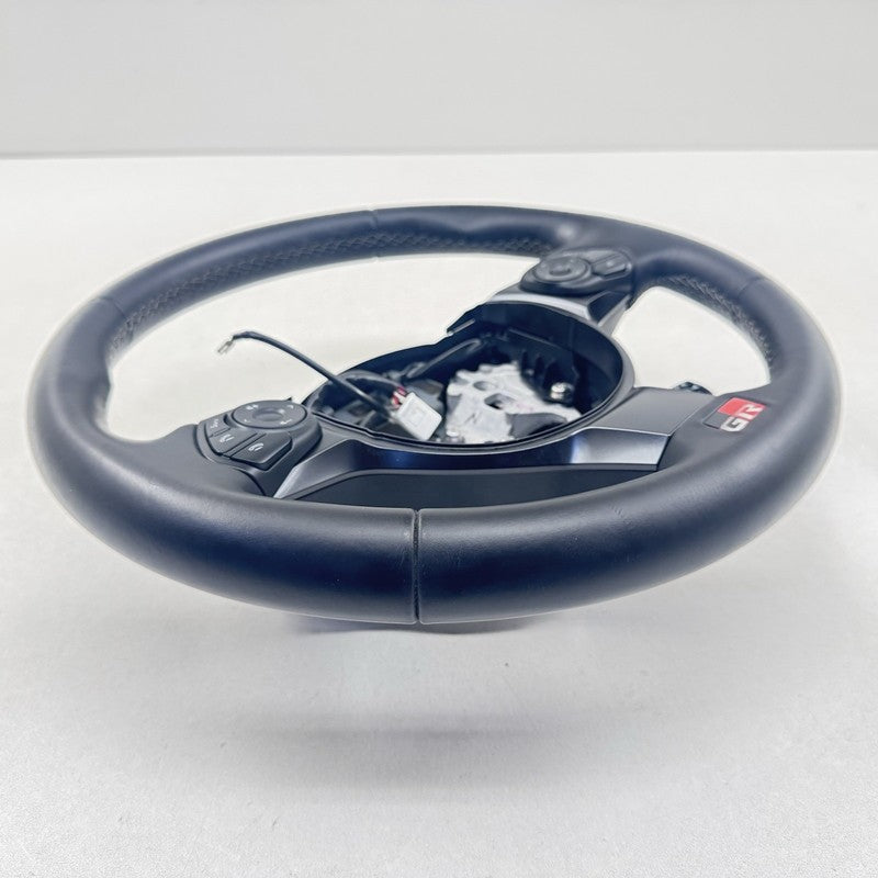 22-25 Toyota GR86 Driver Steering Wheel Leather Black OEM