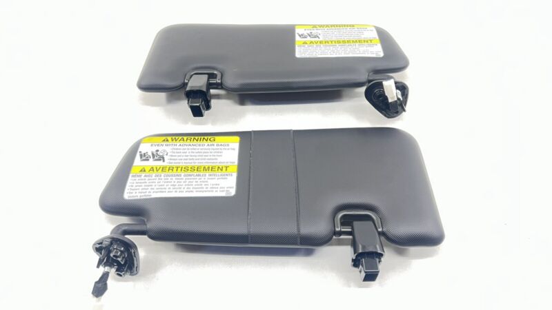 22-25 SUBARU WRX LEFT & RIGHT SUNVISOR SUN VISOR SHADE PAIR BLACK OEM