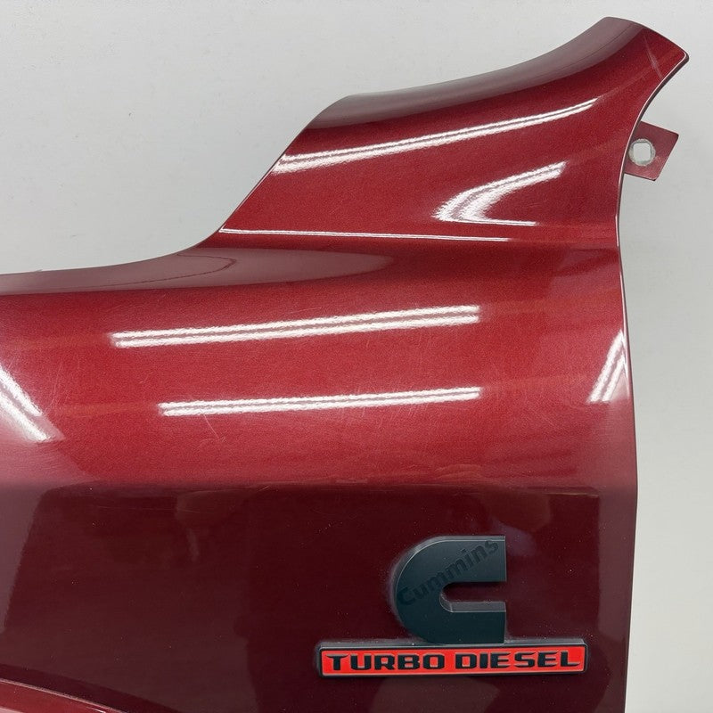 19-24 Ram 4500 5500 Driver Left Front Fender Panel W/ Flare Velvet Red