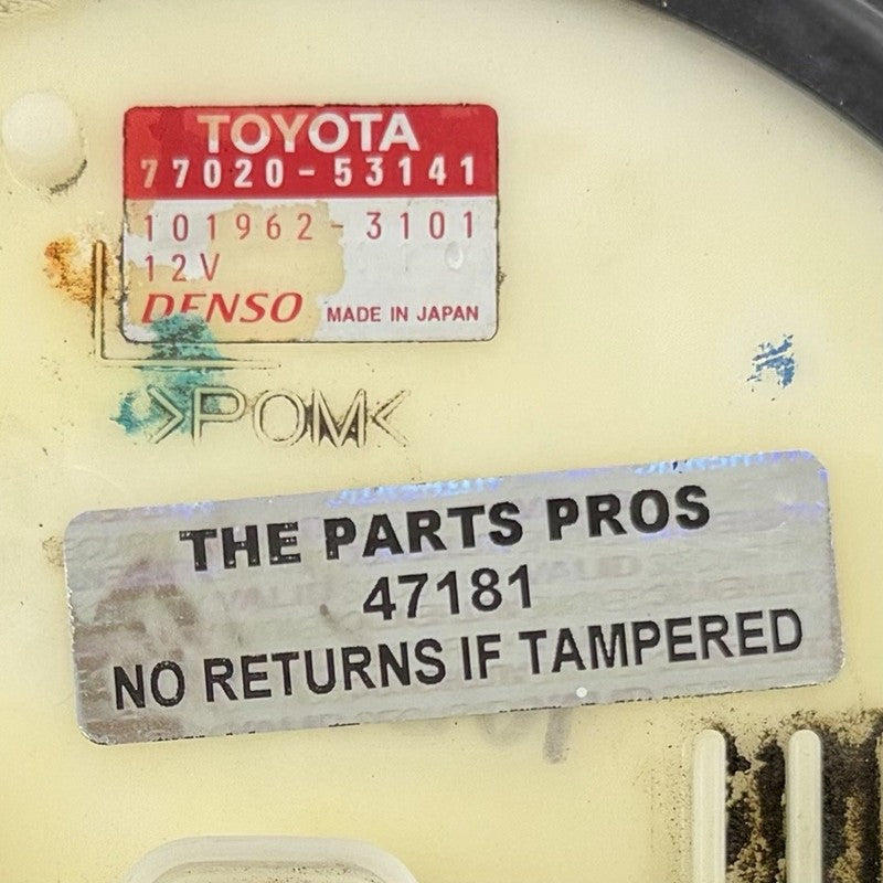 77020-53141 / 77020 53141 / 7702053141 08-14 Lexus IS F Gas Tank Fuel Pump Sending Unit Assembly 77020-53141 OEM