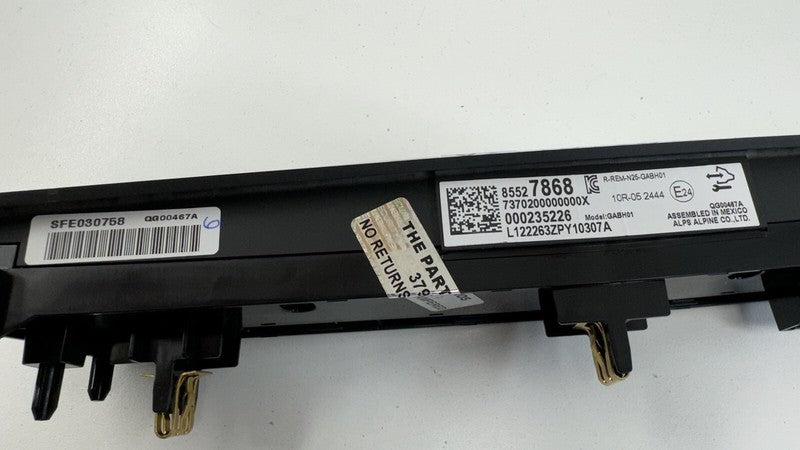 85527868 22-24 CADILLAC CT4 V BLACKWING HVAC AC TEMPERATURE CLIMATE CONTROL SWITCH OEM