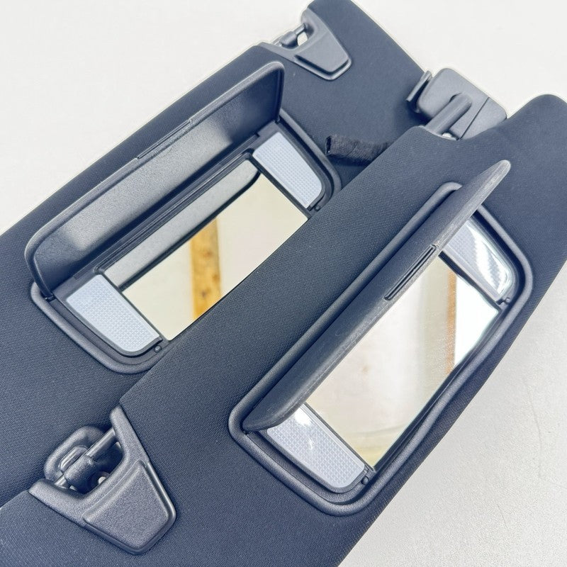 BU5A-00014-DA / BU5A 00014 DA / BU5A00014DA 24-25 Ford Mustang GT Left & Right Front Sunvisor Sun Visor Shade Pair Black