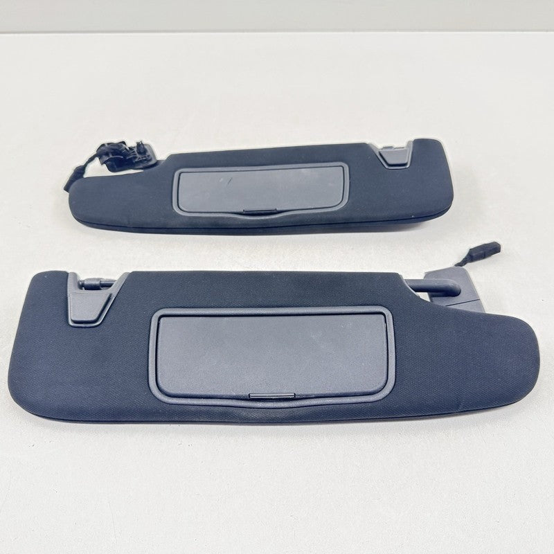 BU5A-00014-DA / BU5A 00014 DA / BU5A00014DA 24-25 Ford Mustang GT Left & Right Front Sunvisor Sun Visor Shade Pair Black