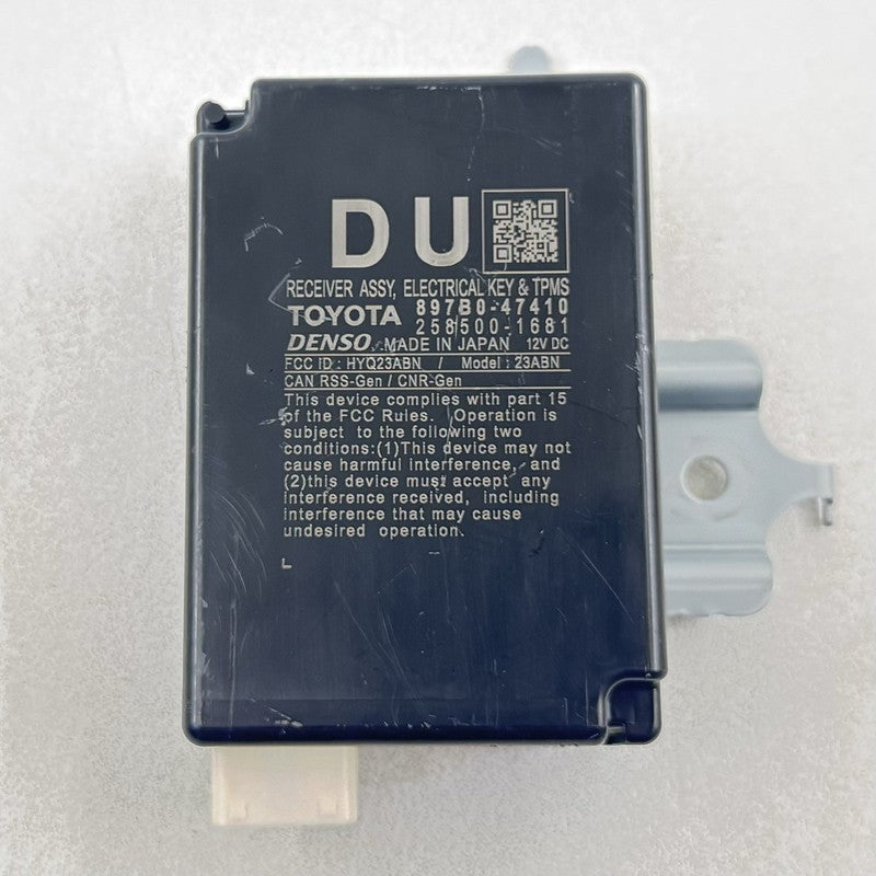 897B0-47410 / 897B0 47410 / 897B047410 23-25 TOYOTA PRIUS ELECTRICAL KEYLESS ENTRY TPMS CONTROL MODULE 897B0-47410 OEM
