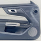 090494017 24-25 FORD MUSTANG GT DRIVER LEFT DOOR PANEL INTERIOR COVER TRIM LEATHER OEM