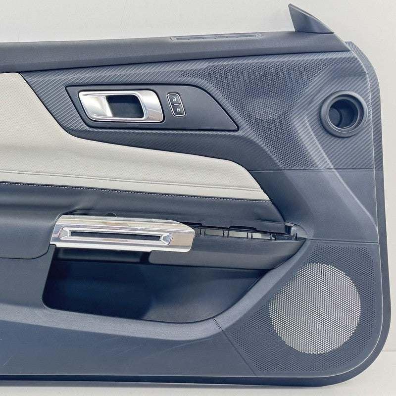 090494017 24-25 FORD MUSTANG GT DRIVER LEFT DOOR PANEL INTERIOR COVER TRIM LEATHER OEM