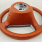 6020578 05-08 PORSCHE BOXSTER CAYMAN 987 STEERING WHEEL WITH WHEEL AIRBAG TERRACOTTA OEM