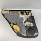 08-14 Lexus IS F Right Rear Door Panel Cover Trim Black With Blue Stitching OEM
