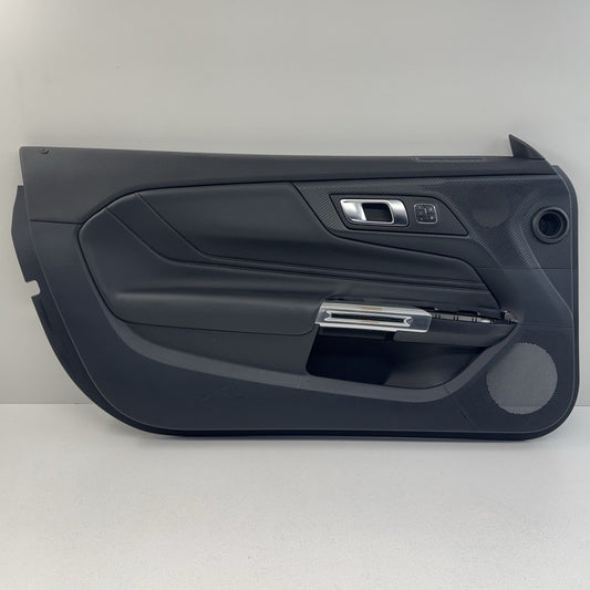 24-26 Ford Mustang GT Premium Driver Left Door Panel Interior Trim Bla