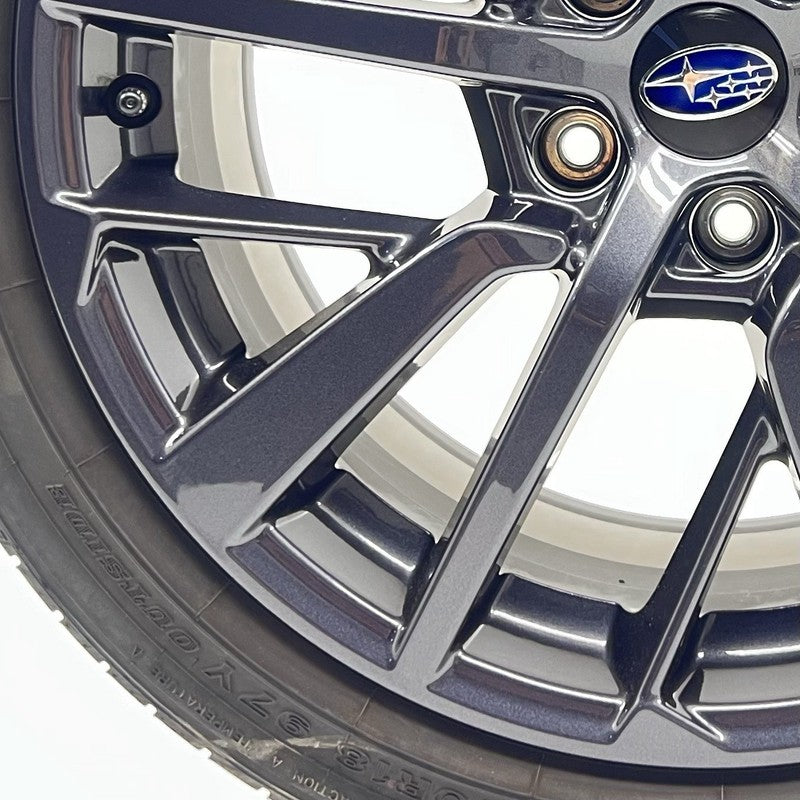 28111VC040 22-25 Subaru WRX Wheel Rim With Tire 18x8.5 +55 Offset 28111VC040 Factory OEM