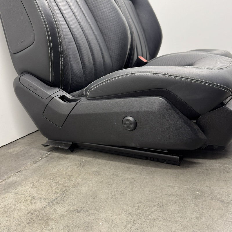 12-18 MERCEDES BENZ CLS550 W218 FRONT SEAT PAIR LEATHER BLACK OEM