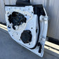 14-22 MASERATI QUATTROPORTE DRIVER LEFT REAR DOOR COMPLETE NO GLASS WHITE OEM
