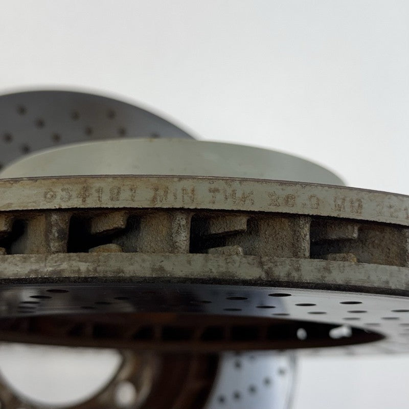 987 352 403 00 / 98735240300 05-12 Porsche Boxster Cayman S 987 Front & Rear Brake Rotor Disc Drilled Set OEM