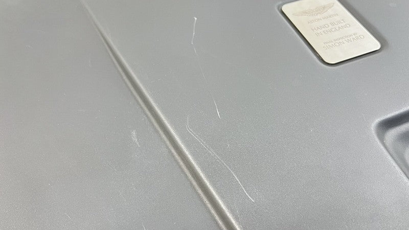 07-17 ASTON MARTIN VANTAGE FRONT UPPER RADIATOR SUPPORT ACCESS COVER TRIM OEM