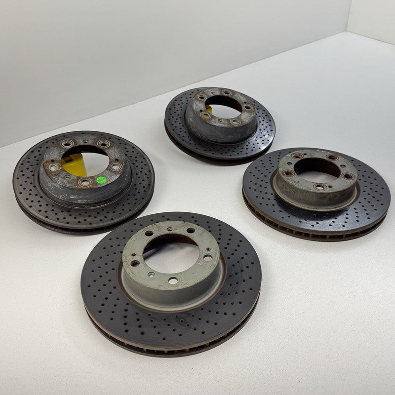 987 352 403 00 / 98735240300 05-12 Porsche Boxster Cayman S 987 Front & Rear Brake Rotor Disc Drilled Set OEM