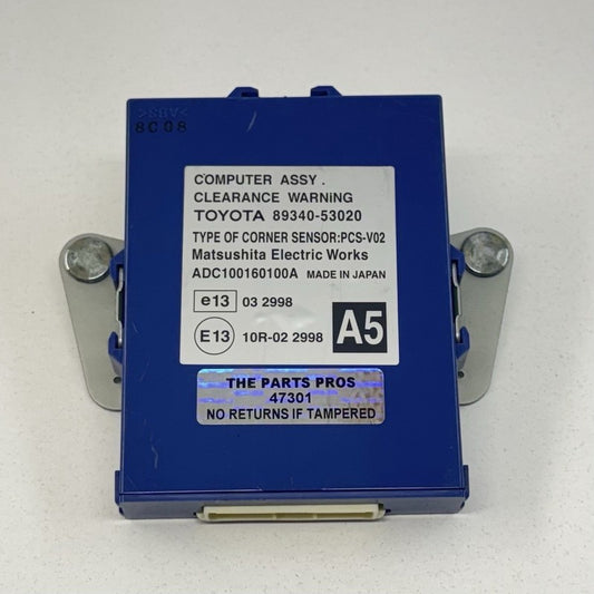 89340-53020 / 89340 53020 / 8934053020 08-12 Lexus IS F Clearance Warning Control Module 89340-53020 OEM