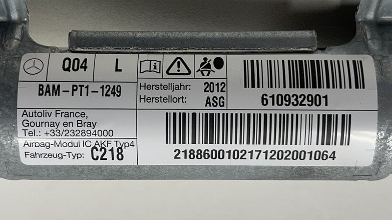 610932901 12-18 MERCEDES BENZ CLS550 W218 DRIVER LEFT CURTAIN ROOF AIRBAG AIR BAG SRS OEM