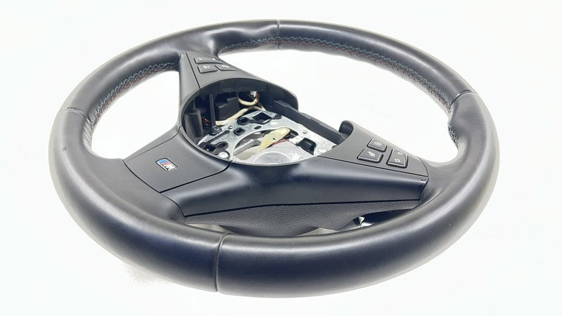 06-10 BMW M6 E63 E64 DRIVER STEERING WHEEL WITH PADDLE SHIFTERS LEATHER OEM